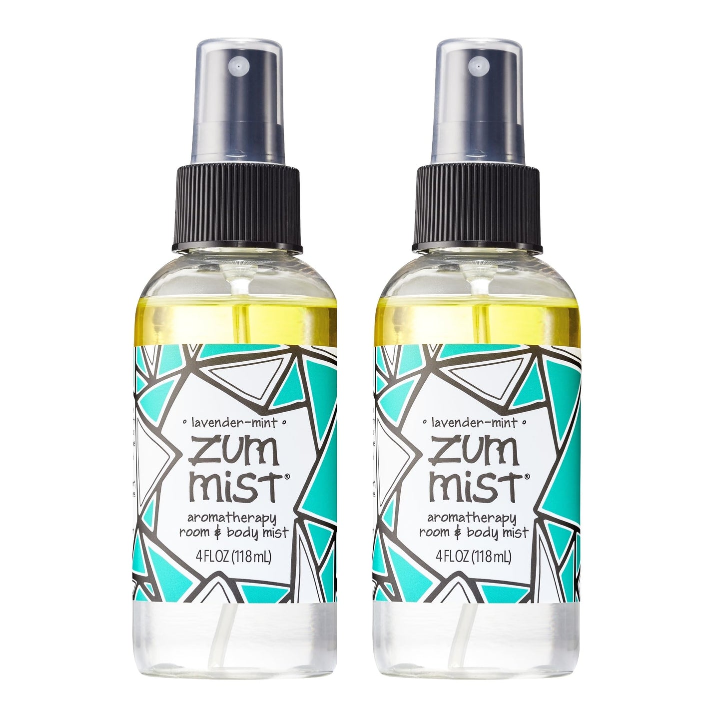 Indigo Wild Zum Mist Room & Body Spray – Lavender-Mint Aromatherapy Essential Oil Spray (4 fl oz, 2 pack)
