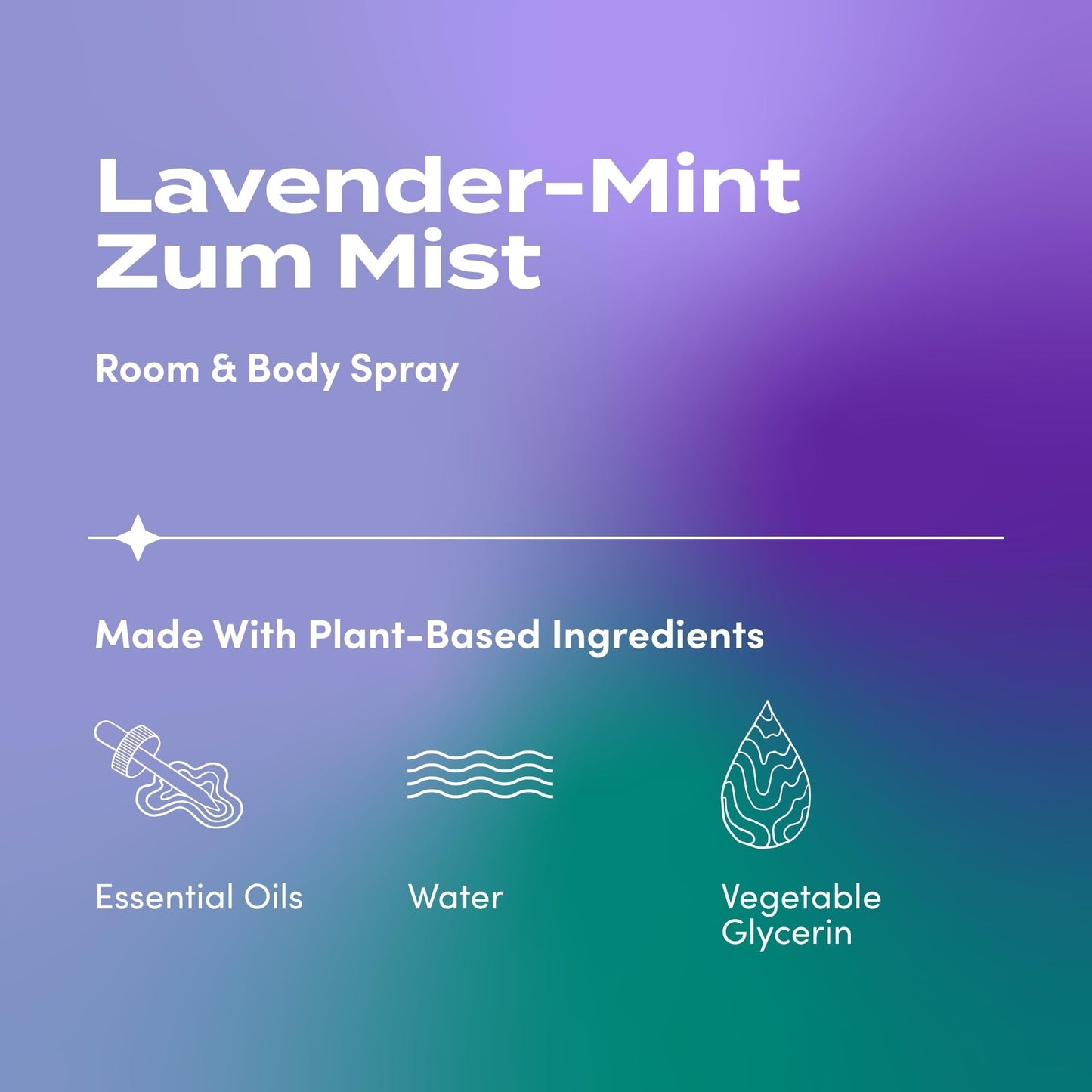 Indigo Wild Zum Mist Room & Body Spray – Lavender-Mint Aromatherapy (4 fl oz)