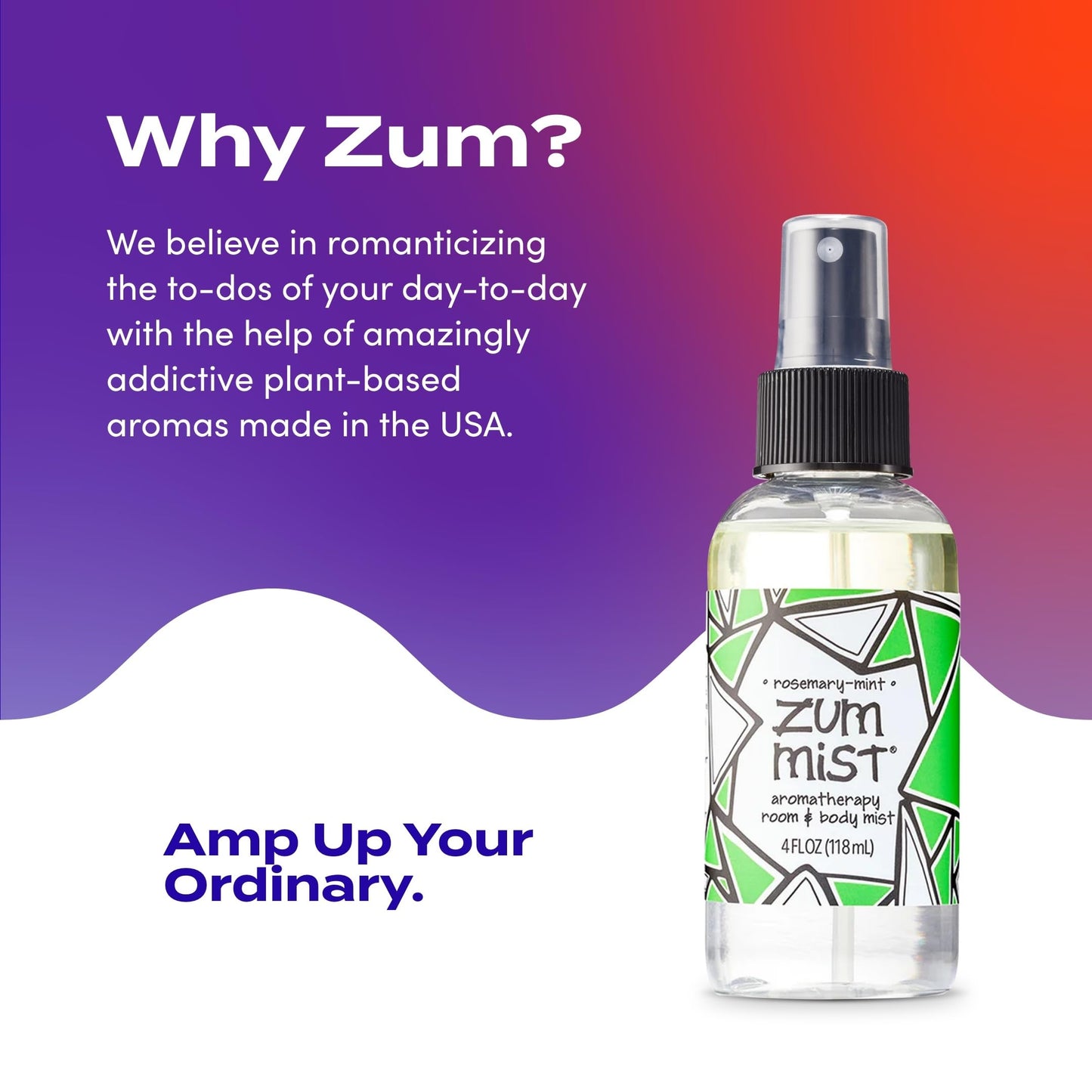 Indigo Wild Zum Mist Rosemary Mint Room & Body Spray - 4 oz 2 Pack