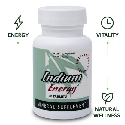 Indium Energy - All-Natural Anti-Aging & Energy Support (30 Count) | EAST PARK Research