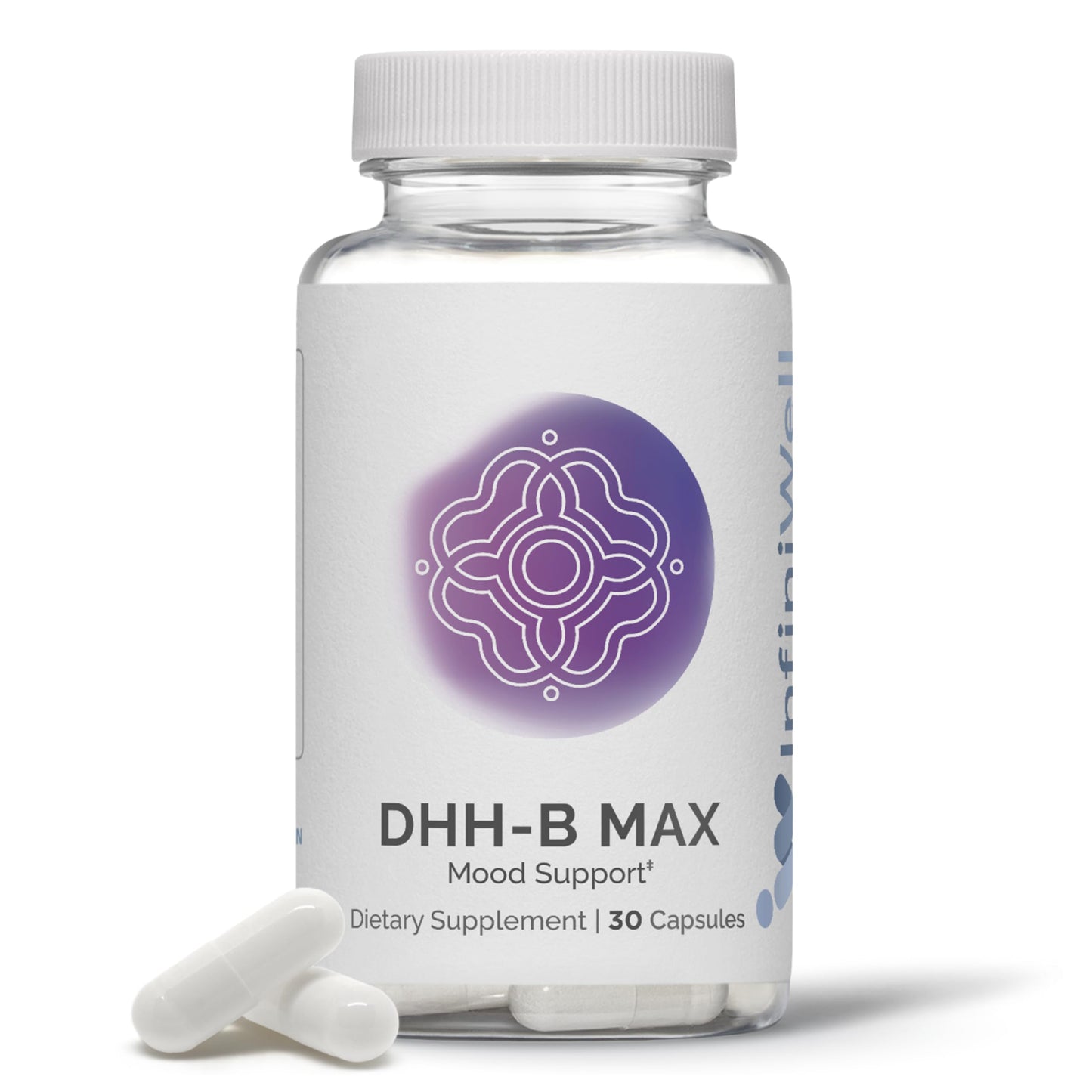 InfiniWell DHH-B Max 15mg Mood Support - 30 Caps | 20x Potent Magnolia Bark