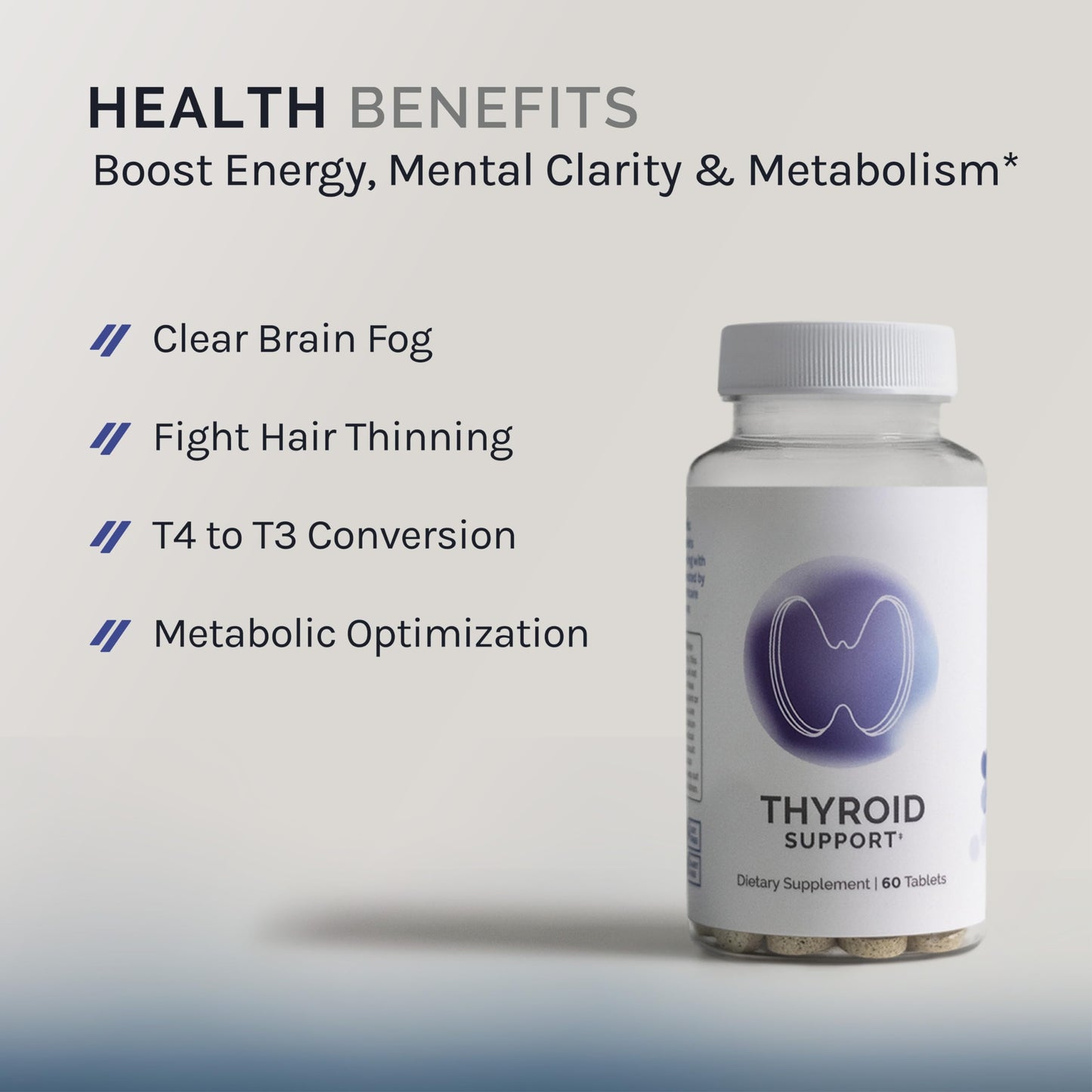 InfiniWell Thyroid Support Complex – Targeted Thyroid Supplement (60 Tablets)