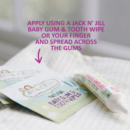 Jack N' Jill Baby Gum & Tooth Gel – Natural Teething Relief for Babies 4 Months+ | Chamomile & Calendula | 15 g