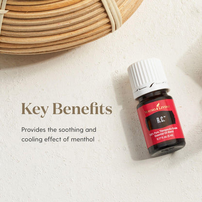 Young Living R.C. Essential Oil Blend – 5ml | 100% Pure, Fresh Aroma for Diffuser & Topical Use