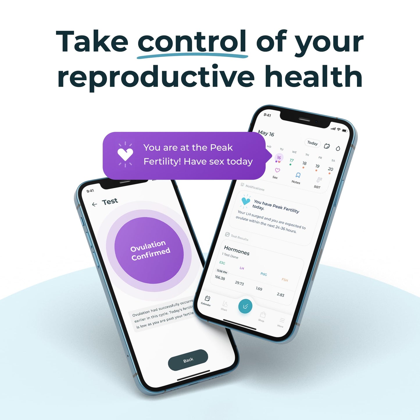 Inito Fertility Monitor & Hormone Tracker for Women | Estrogen, LH, PdG (Urine Metabolite of progesterone), FSH | Track and Confirm Ovulation | Includes 15 Strips (Compatible with iPhone 12)