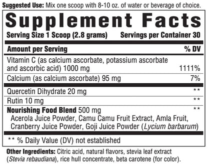 INNATE Response C Complete Powder – Vitamin C Immune Support (30 Servings, Vegetarian, Non-GMO)