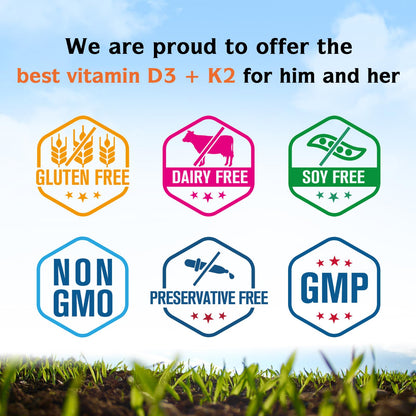 Innate Vitality D3 K2 Softgels 10,000 IU + MK-7 200 mcg | 240 Softgels | Non-GMO Gluten Free
