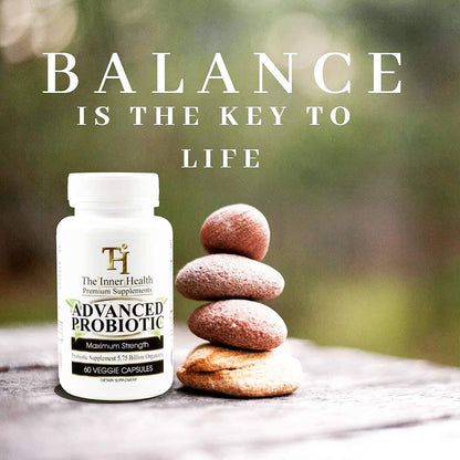 Inner Health Advanced Probiotics for Women & Men | Gut & Immune Support | 5.75B Cultures