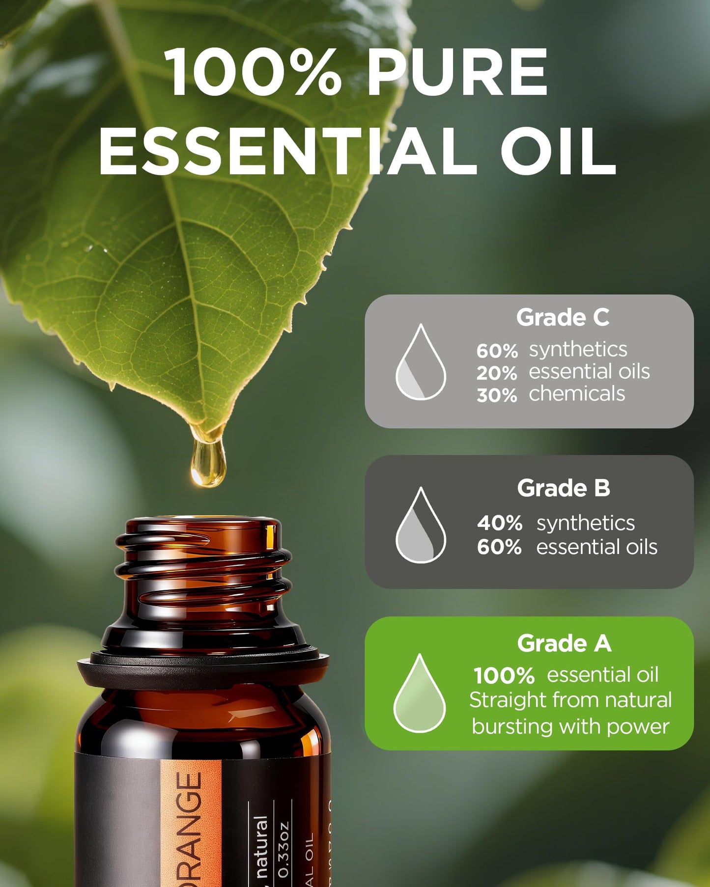 InnoGear Aromatherapy Diffuser & 8 Essential Oils Set – 300ml Ultrasonic 5-in-1 Diffuser, Yellow