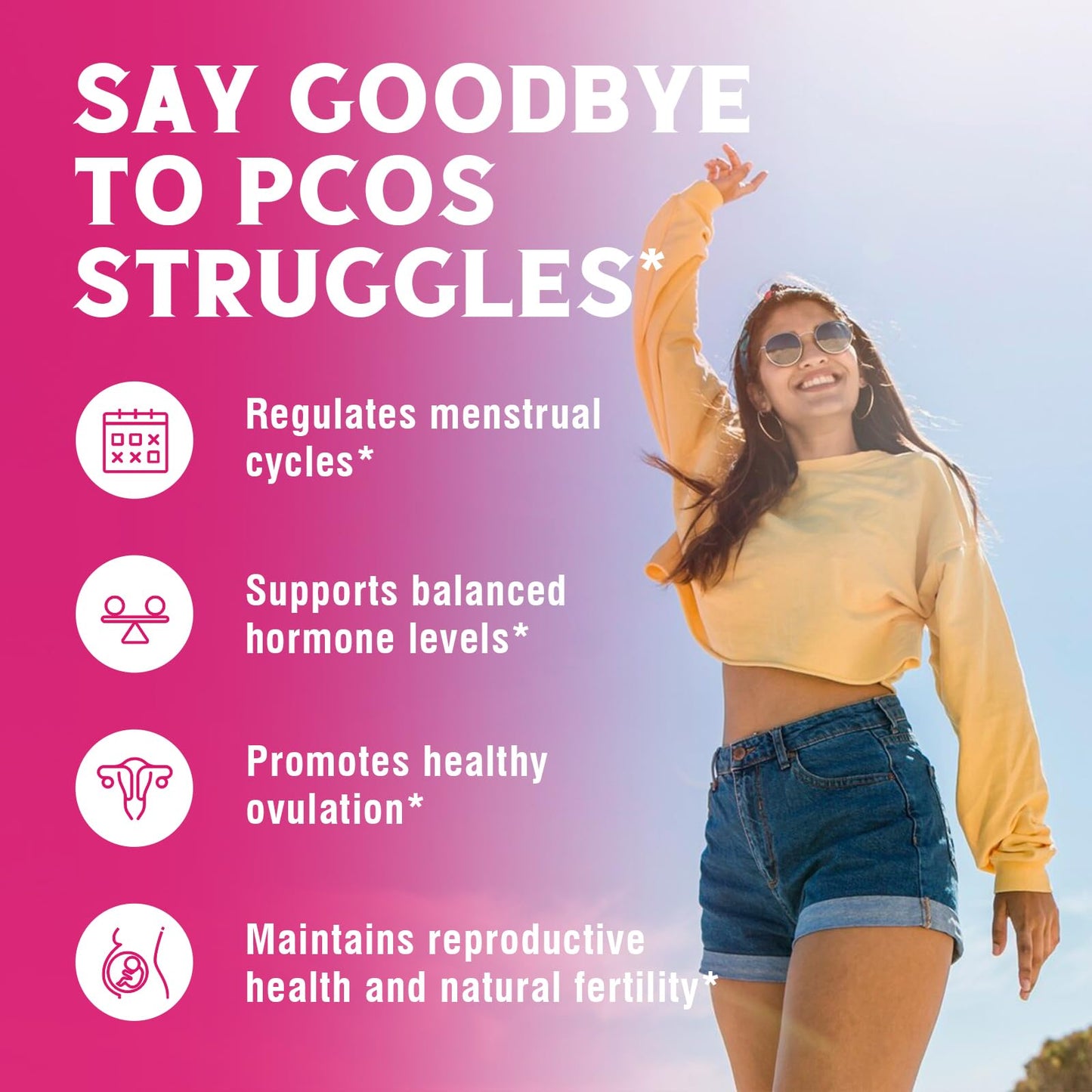 Vitalibre Inositol for Women | 40:1 Myo-Inositol & D-Chiro | 120 Vegan Capsules