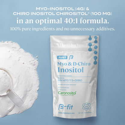 B-FIT B Inositol Supplement for Women – Myo & D-Chiro Inositol 40:1, 60 Servings, 2-Month Supply