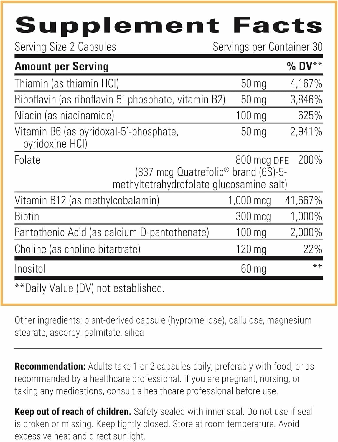 Integrative Therapeutics Active B-Complex – Cellular Energy & Immune Support (120 Capsules)