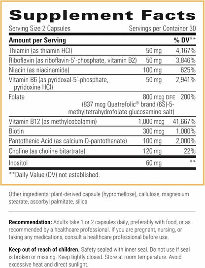 Integrative Therapeutics Active B-Complex – Cellular Energy & Immune Support (120 Capsules)