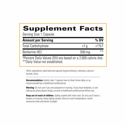 Integrative Therapeutics Berberine – Cellular Energy & Metabolic Support | 60 Capsules (60 Servings)