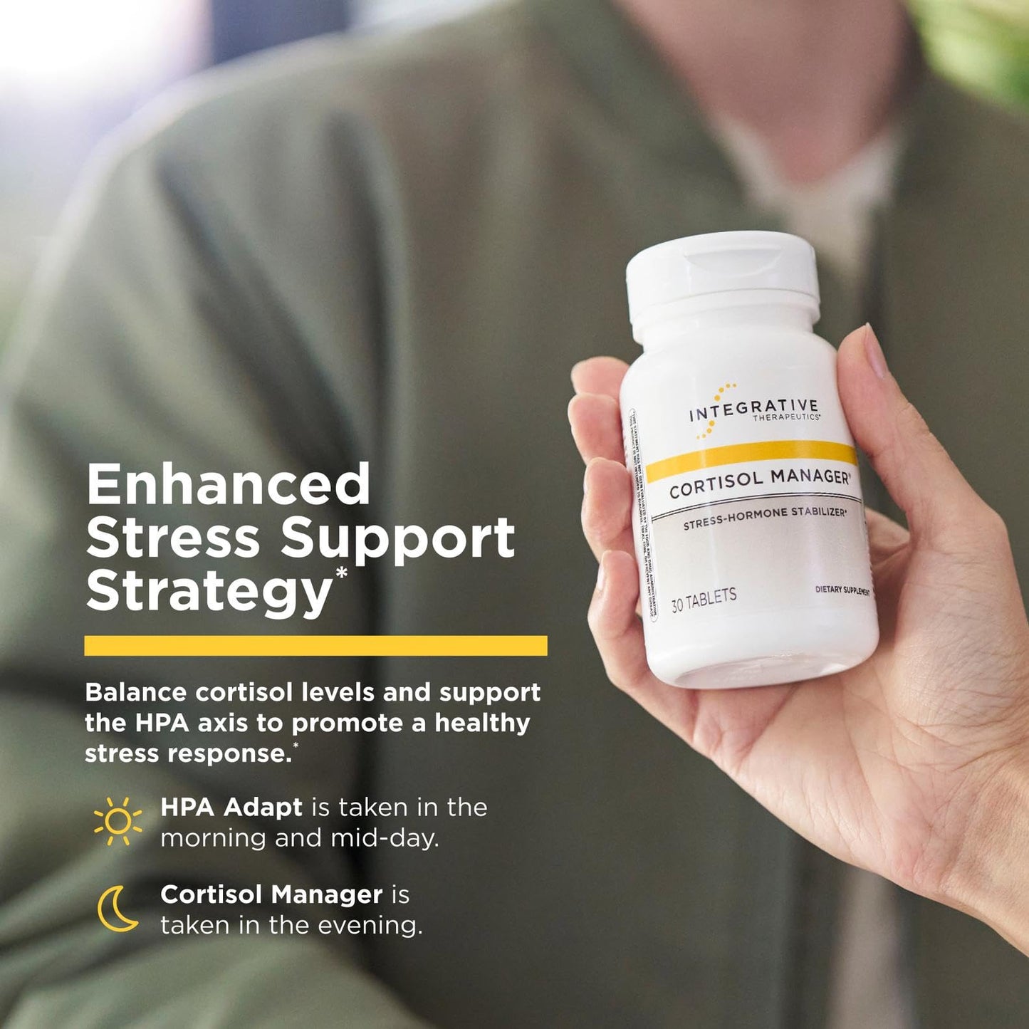 Integrative Therapeutics Cortisol Manager & HPA Adapt – Stress Support Bundle