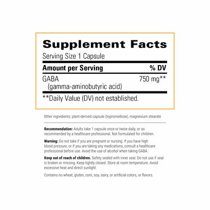 Integrative Therapeutics GABA — Dairy-Free Brain Health Supplement (60 Servings)
