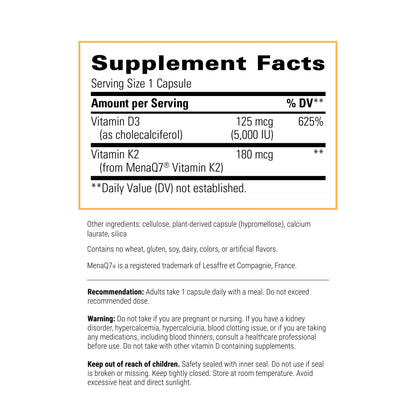 Integrative Therapeutics K2 + D3 – Heart Health & Bone Support | 60 Count