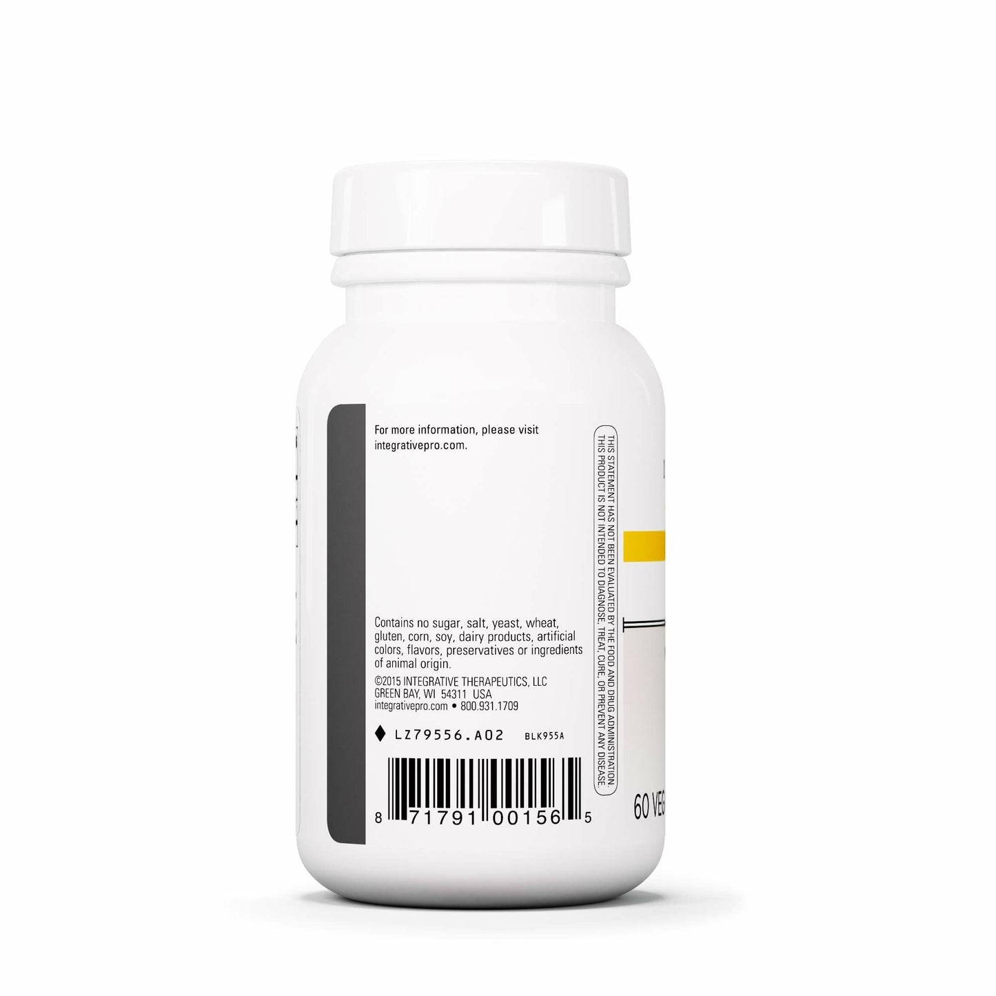 Integrative Therapeutics L-Theanine - Stress Support & Relaxation - 60 Capsules (30 Servings) | Vegan, Gluten-Free