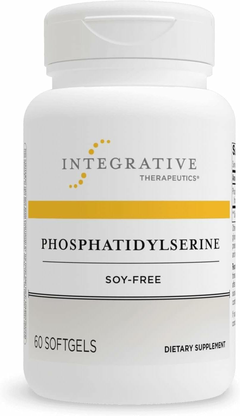 Integrative Therapeutics Phosphatidylserine – Brain Function Support Supplement | Gluten-Free, Soy-Free & Dairy-Free | 60 Softgels