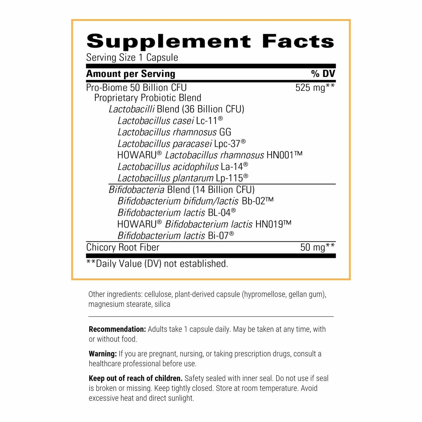 Integrative Therapeutics Pro-Biome Probiotic Blend – Digestive Health & Immune Support | 30 Capsules