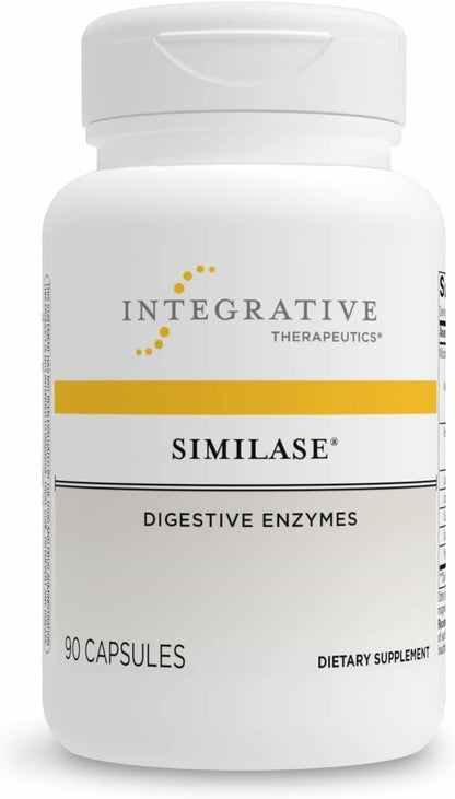 Integrative Therapeutics Similase – Digestive Enzymes for Adults | Dairy-Free & Vegan | 90 Count