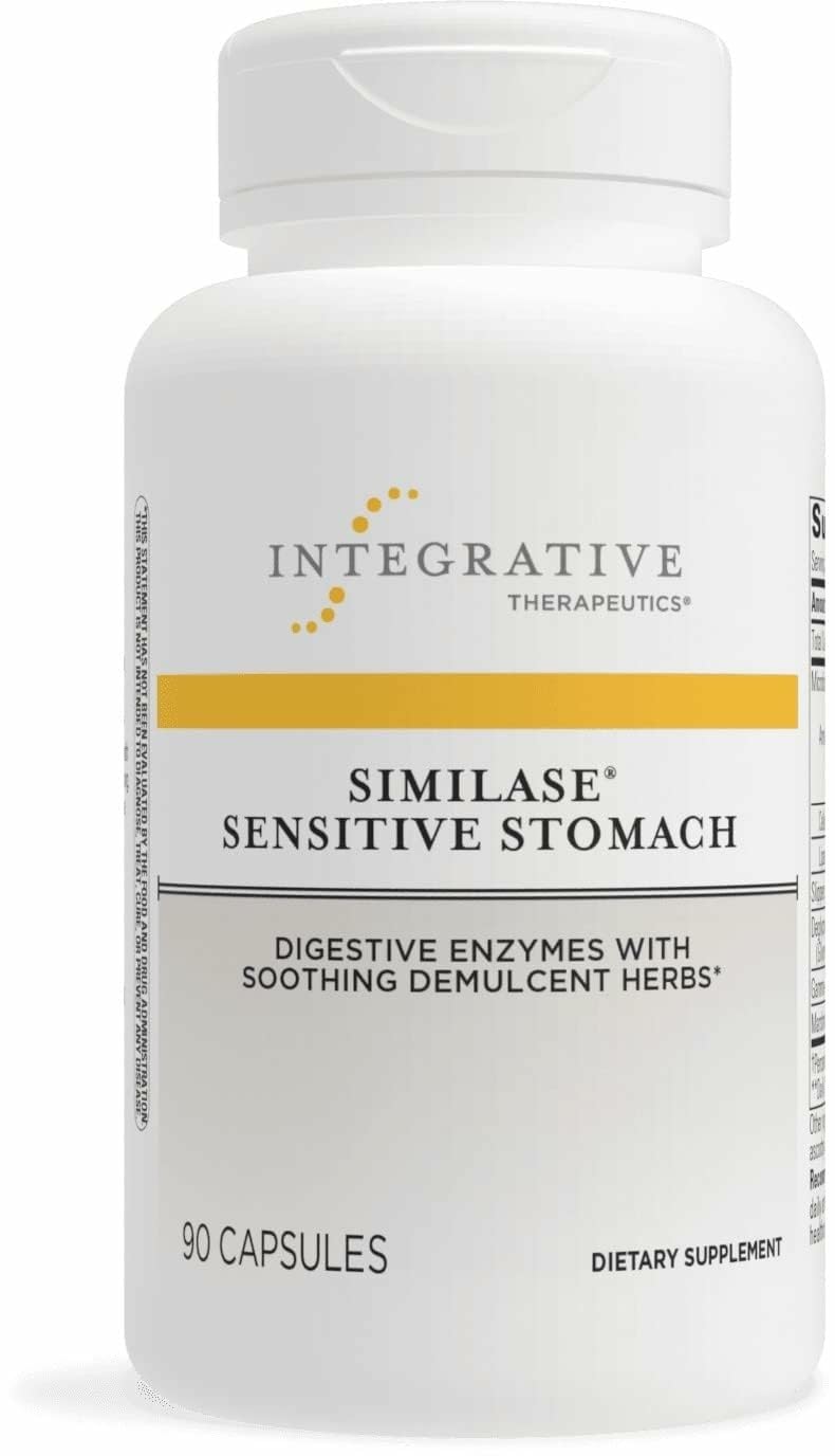 Similase Sensitive Stomach by Integrative Therapeutics – Dairy-Free & Vegan, 90 Capsules (45 Servings)