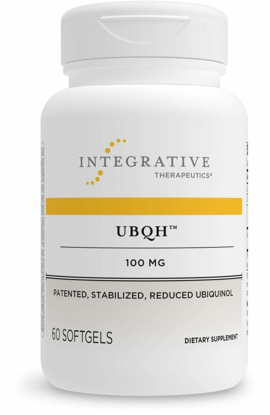 Integrative Therapeutics UBQH 100 mg – Ubiquinol Cellular Energy Support, Dairy-Free, 60 Softgels