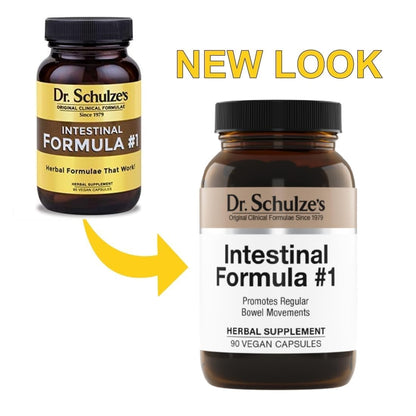 Dr. Schulze's Intestinal Formula #1 – Plant-Based Colon Cleanse & Bowel Movement Support | 90 Count