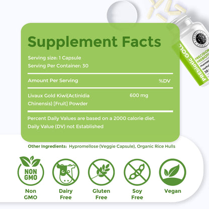 Intestinal Fortitude PREbiotic Gold: Kiwifruit Fiber & Butyrate for Gut Health (Dairy-Free)