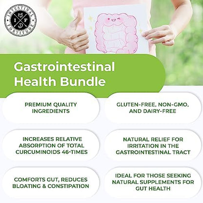 Intestinal Fortitude AI-5 & GLR-6 Digestive Health Bundle – Non-GMO, Dairy Free | 30-Day Supply