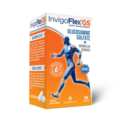 INVIGOFLEX GS Glucosamine Sulfate + Boswellia Serrata Shellfish Free