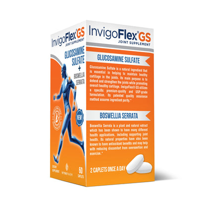 INVIGOFLEX GS Glucosamine Sulfate + Boswellia Serrata Shellfish Free