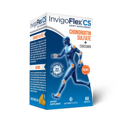INVIGOFLEX® CS: Chondroitin Sulfate with Turmeric Curcumin – Premium Non-GMO Joint Supplement