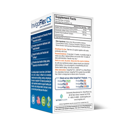 INVIGOFLEX® CS: Chondroitin Sulfate with Turmeric Curcumin – Premium Non-GMO Joint Supplement