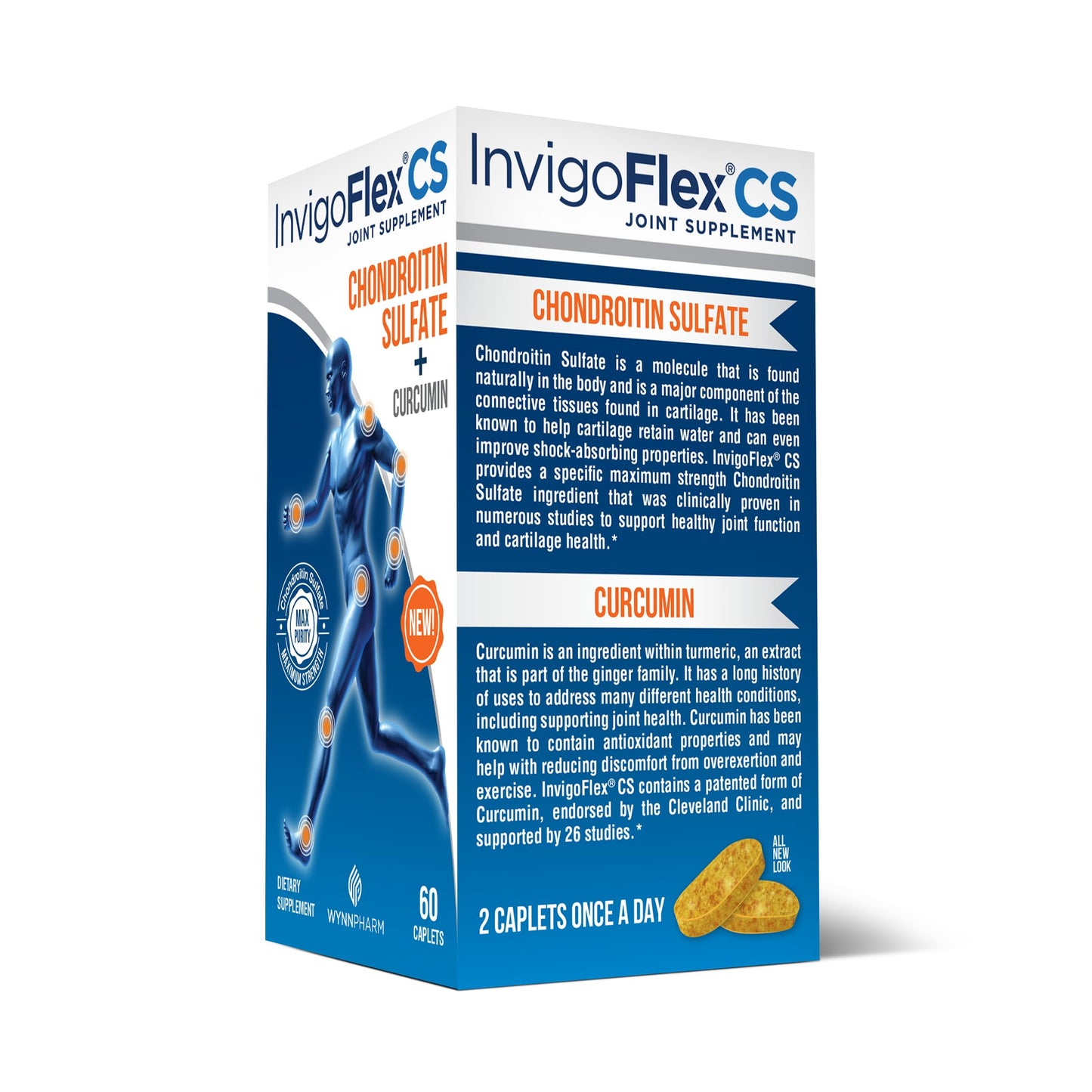 INVIGOFLEX® CS: Chondroitin Sulfate with Turmeric Curcumin – Premium Non-GMO Joint Supplement