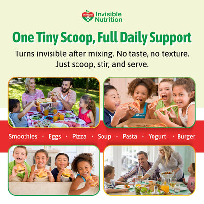 InviNutri Superfood Powder – Unflavoured, Sensory-Friendly | 40x Nutrients, 30mg Sulforaphane