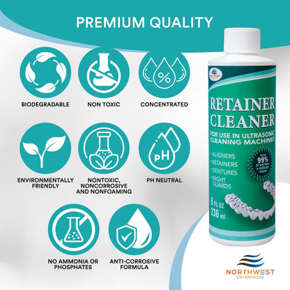Ultrasonic Retainer Cleaner Concentrate – Mint (32 oz)