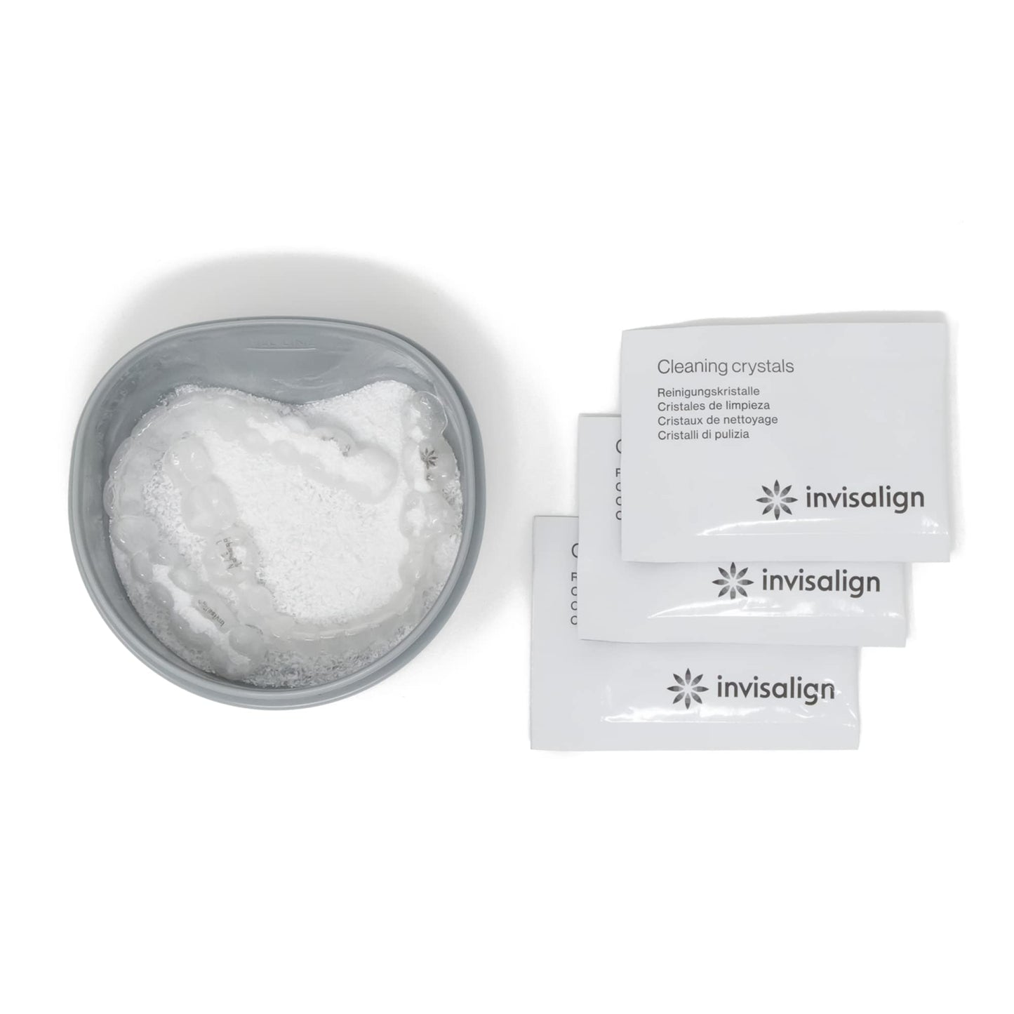 Invisalign Cleaning Crystals for Aligners & Retainers – 50 Pack with Tub