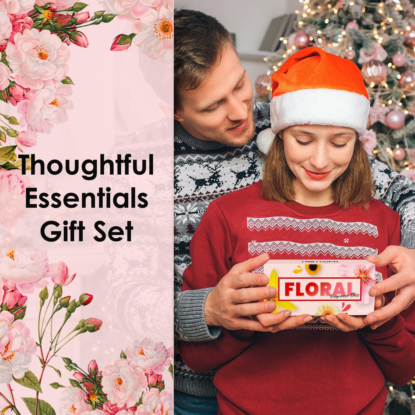 INWICOPH Floral Essential Oils – Rose, Jasmine, Gardenia & More for Diffusers, Candles & DIY