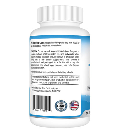 Best Earth Naturals Thyroid Support – 60 Capsules, Pack of 2