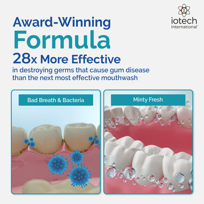 ioRinse Ultra Mouthwash – Alcohol-Free, Dentist-Recommended for Adults & Kids