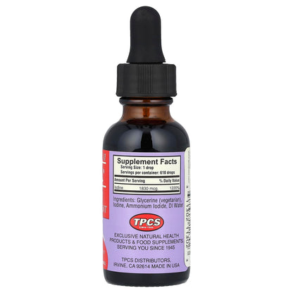 Iosol Formula II 1 fl oz Liquid – Water-Soluble Iodine Supplement