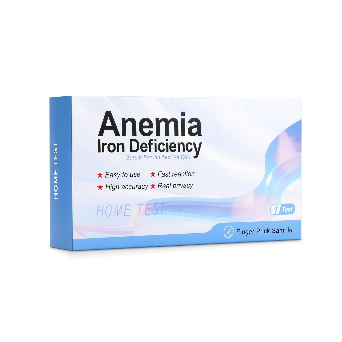 Iron Deficiency Anemia Home Test Kit, Highly Accurate, Easy to Read and Use 2 Test