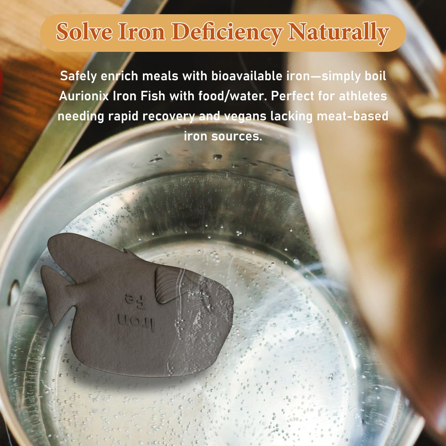 Iron Fish 2 Pack – Cast Iron Cooking Tool to Boost Iron in Food & Water