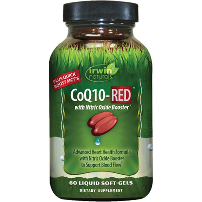 Irwin Naturals CoQ10-RED with NO Booster & MCTs – Advanced Heart Health