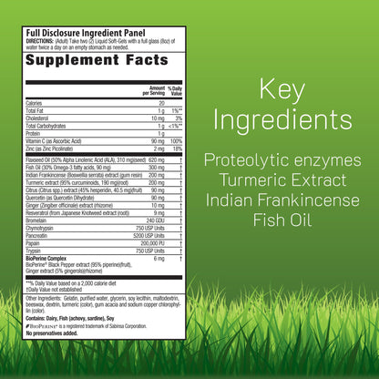 Irwin Naturals Inflamma-Less – 80 Softgels, Pack of 2 | Supports Comfort, Mobility & Flexibility