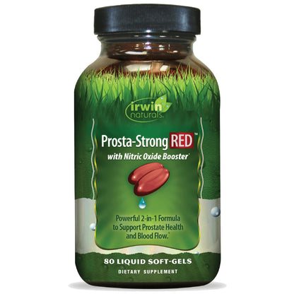 Prosta-Strong RED with Nitric Oxide Boosters – Prostate Health Support | 80 Softgels