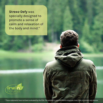 Irwin Naturals Stress-Defy: 84 Liquid Soft-Gels for Calm & Relaxation