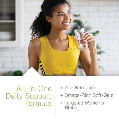 Irwin Naturals Women's Living Green Liquid-Gel Multi - 120 Softgels (2-Pack)