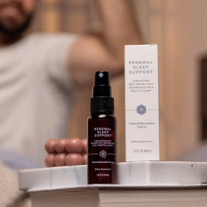 Isagenix Renewal Sleep Support™ — Fast-Acting Melatonin Sleep Spray | Spearmint